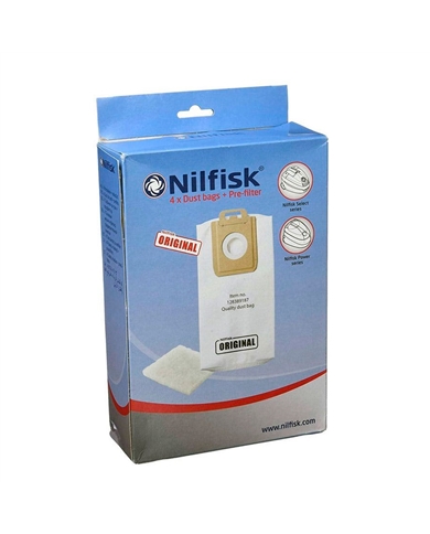 NILFISK SACOS ASPIRADOR P/SELECT PACK 4 UNIDADES - 128389187