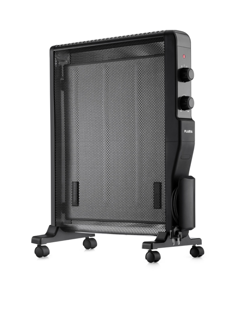 FLAMA RADIADOR MICA 2000W TERMOSTATO REGULAVEL PRETO #4 - 2336FL