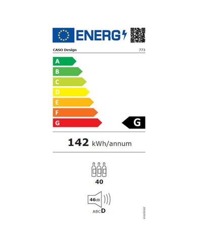 CASO CAVE VINHO 40 GARRAFAS 2 TEMP WIFI PRETO G - D773G CASO CAVE VINHO 40 GARRAFAS 2 TEMP WIFI PRETO G - D773G