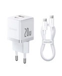 BASEUS CARREGADOR C+U 20W - 6932172677374