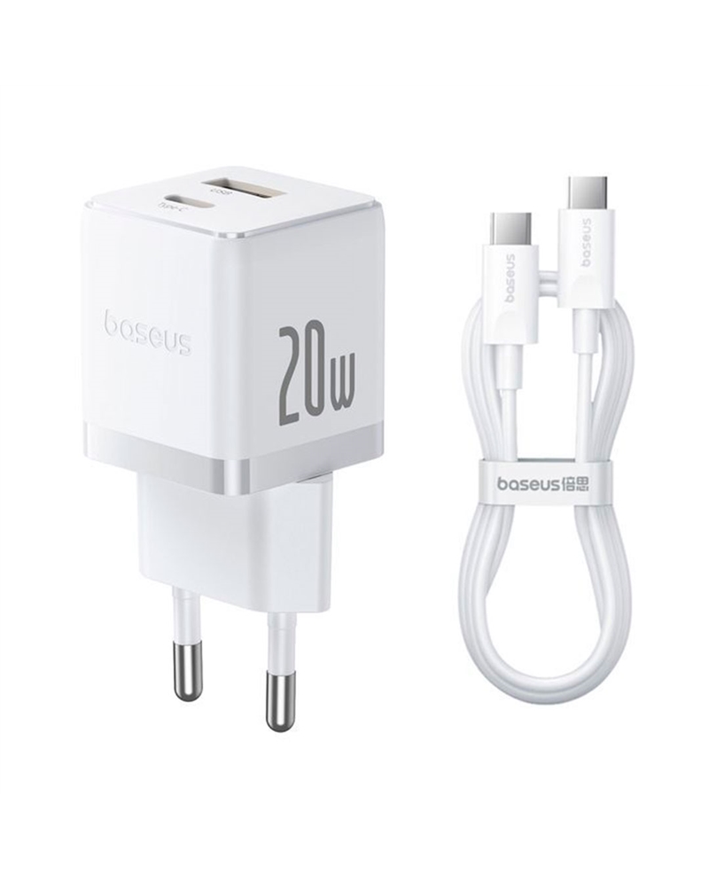 BASEUS CARREGADOR C+U 20W - 6932172677374