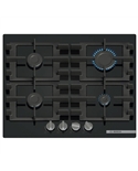 BOSCH PLACA 60CMS 4GAS VIDRO PRETO COMANDOS FRONTAIS - PNP6B6K40