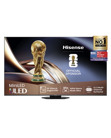 HISENSE ULED MINI LED 65" 4K UHD SMART TV 3HDMI 2USB E - 65U8Q