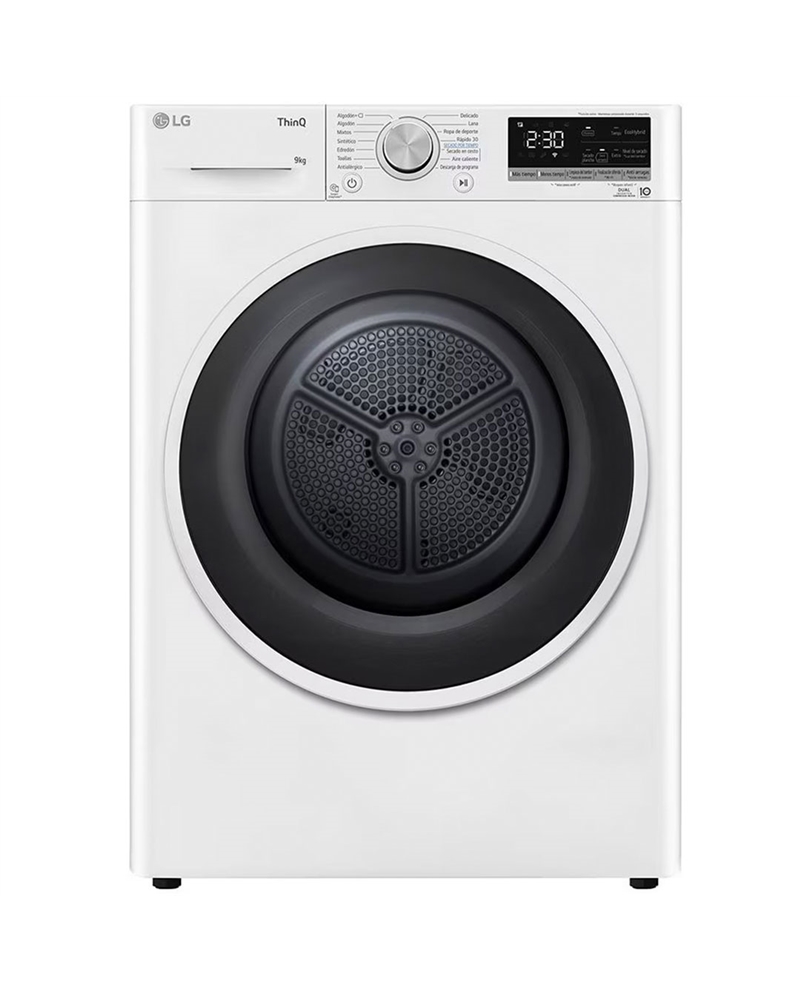 LG SECADOR ROUPA 9KG CONDENSAÇAO BOMBA DE CALOR D - RH90V5AV6N