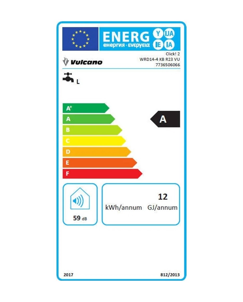 Vulcano Esquentador 14lt Exaustao Natural Nat