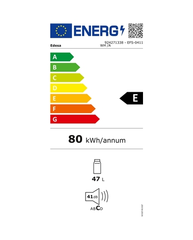 EDESA FRIGOBAR 0,50x0,485x0,44MT 47LT BRANCO E #1 - EFS0411WHA EDESA FRIGOBAR 0,50x0,485x0,44MT 47LT BRANCO E #1 - EFS0411WHA