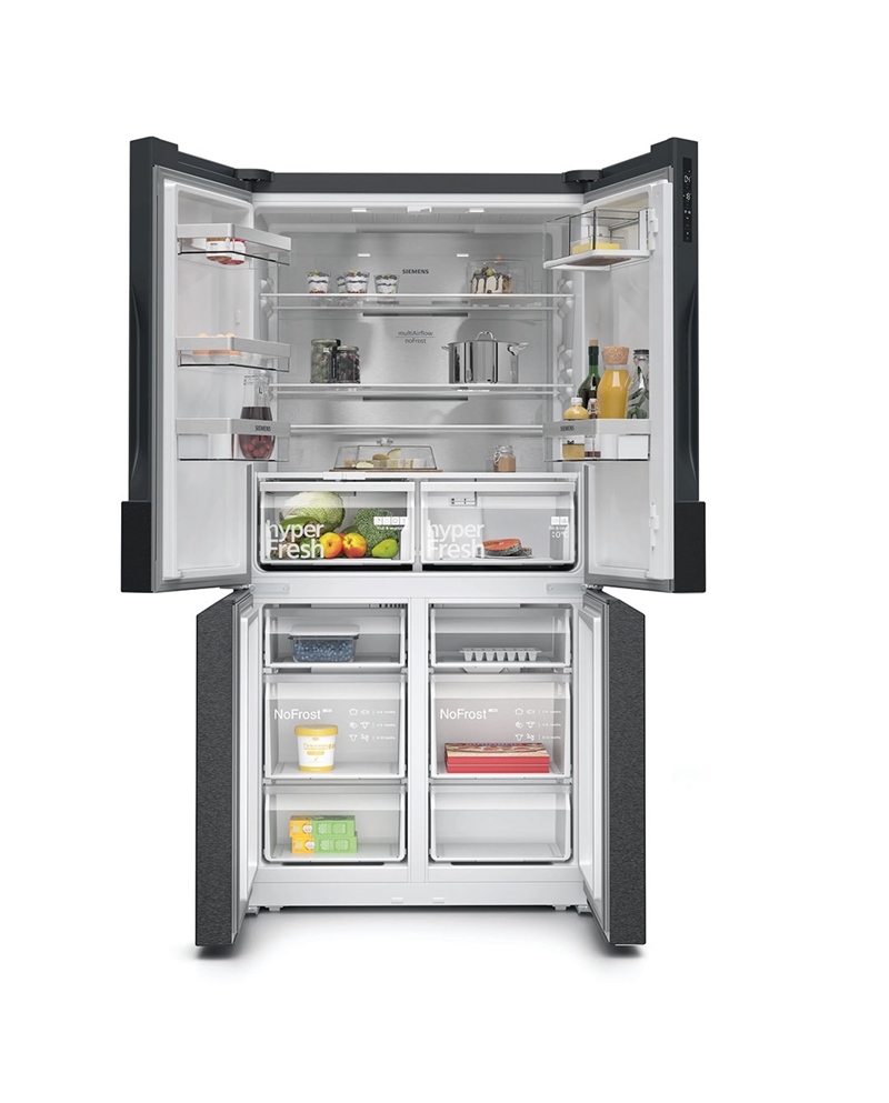 SIEMENS SIDE BY SIDE 1,83X0,91X0,73MT 605LT NF BLACK IX #1 - KF96NAXEA