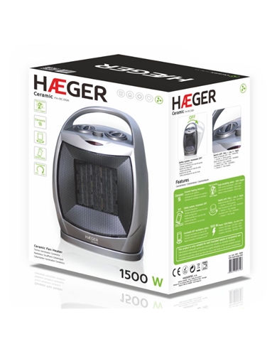 HAEGER TERMOVENTILADOR CERAMICO 1500W CERAMIC - FH15C012A HAEGER TERMOVENTILADOR CERAMICO 1500W CERAMIC - FH15C012A