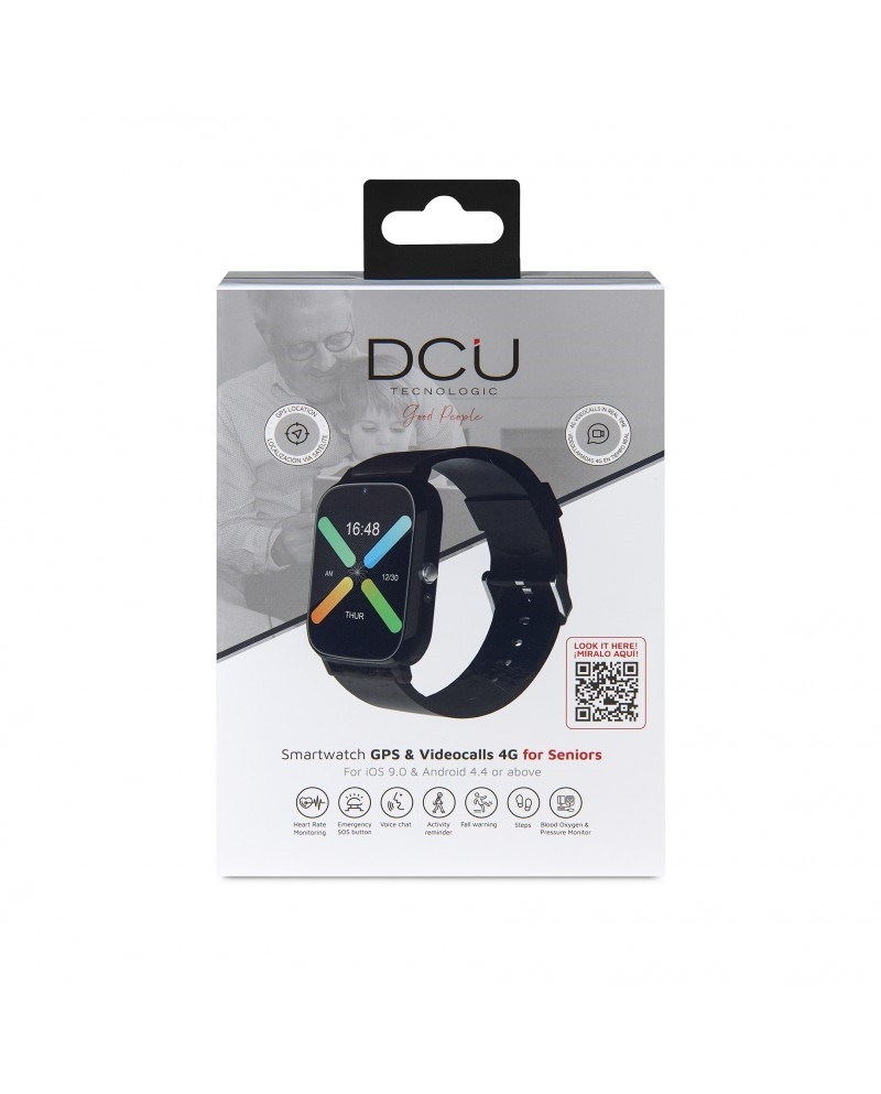 DCU SMARTWATCH SENIOR GPS E CHAMADAS VIDEO 4G CX PRETO #1 - 34159040