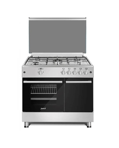 JUNEX FOGAO 90X60CM 5GAS 1WOK BUT PORTA BOTIJA INOX - FBL960XB