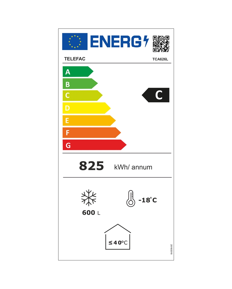 TELEFAC ARCA HORIZONTAL 600LT 840X1,899X743MT AxLxP C - TCA626L