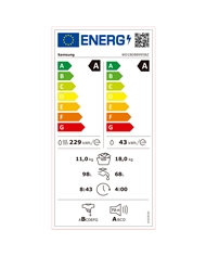 SAMSUNG MAQUINA LAVAR 18KG E SECAR 11KG 1000RT CINZA A #1 - WD18DB8995BZT2