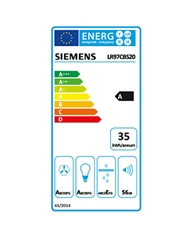 SIEMENS EXAUSTOR TETO 90X50CM VIDRO BRANCO A - LR97CBS20
