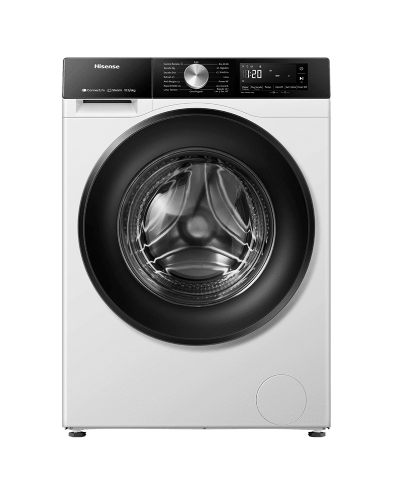HISENSE MAQUINA LAVAR 10.5KG E SECAR 6KG 1400RT D - WD3S1043BW3