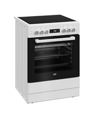 BEKO FOGAO 4 ZONAS VITRO FORNO 72LT MULTIF 60X60CMS BRANCO A #1 - FSM67320GWS