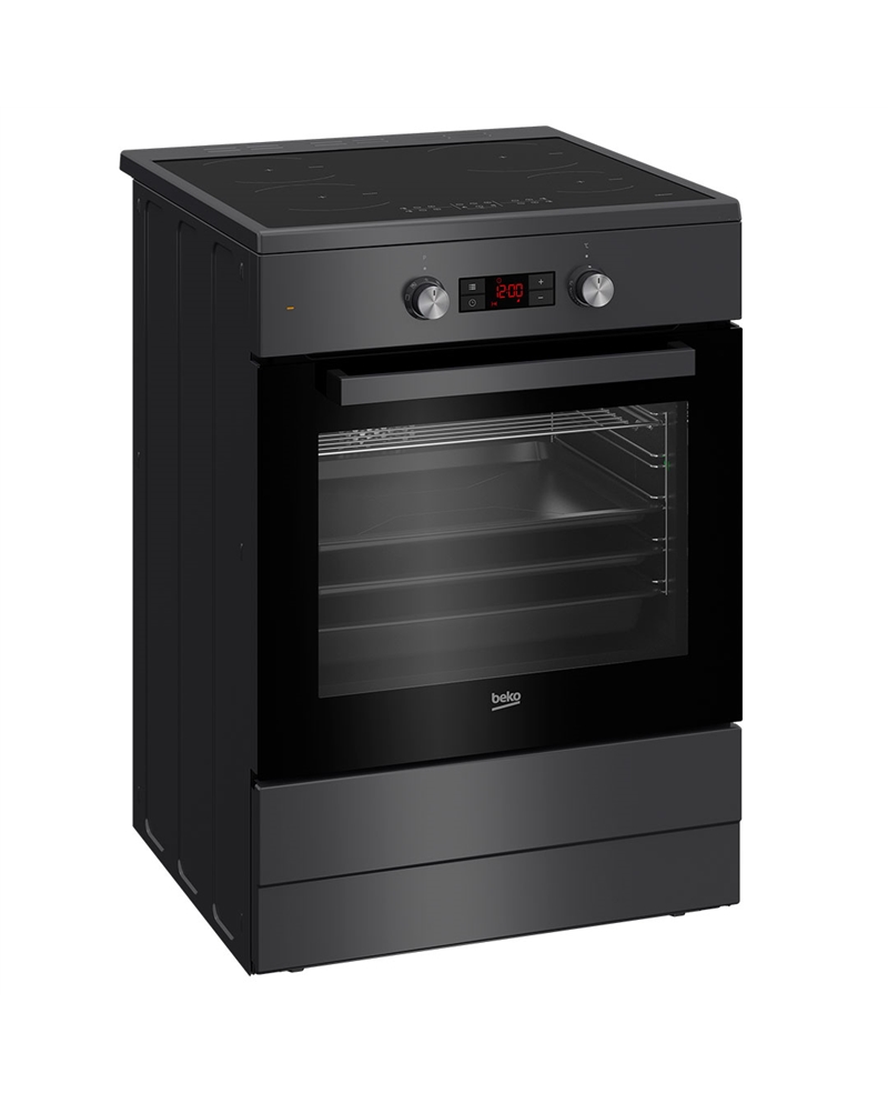 BEKO FOGAO 60X60CM PLACA INDUÇAO 4ZONAS FORNO MULTIF INOX A #1 - FSM89301GA