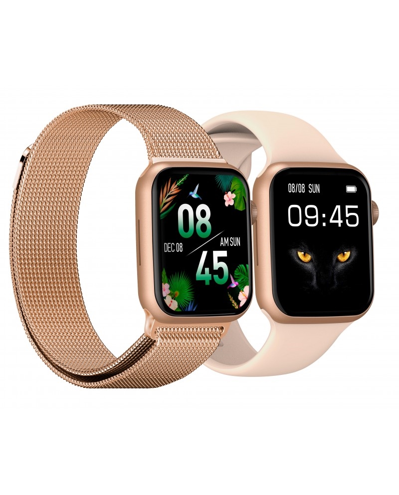 DCU SMARTWATCH COLORFUL BLUETOOTH 2 ROSA E METAL #1 - 34157043