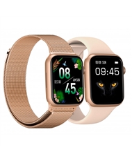 DCU SMARTWATCH COLORFUL BLUETOOTH 2 ROSA E METAL #1 - 34157043