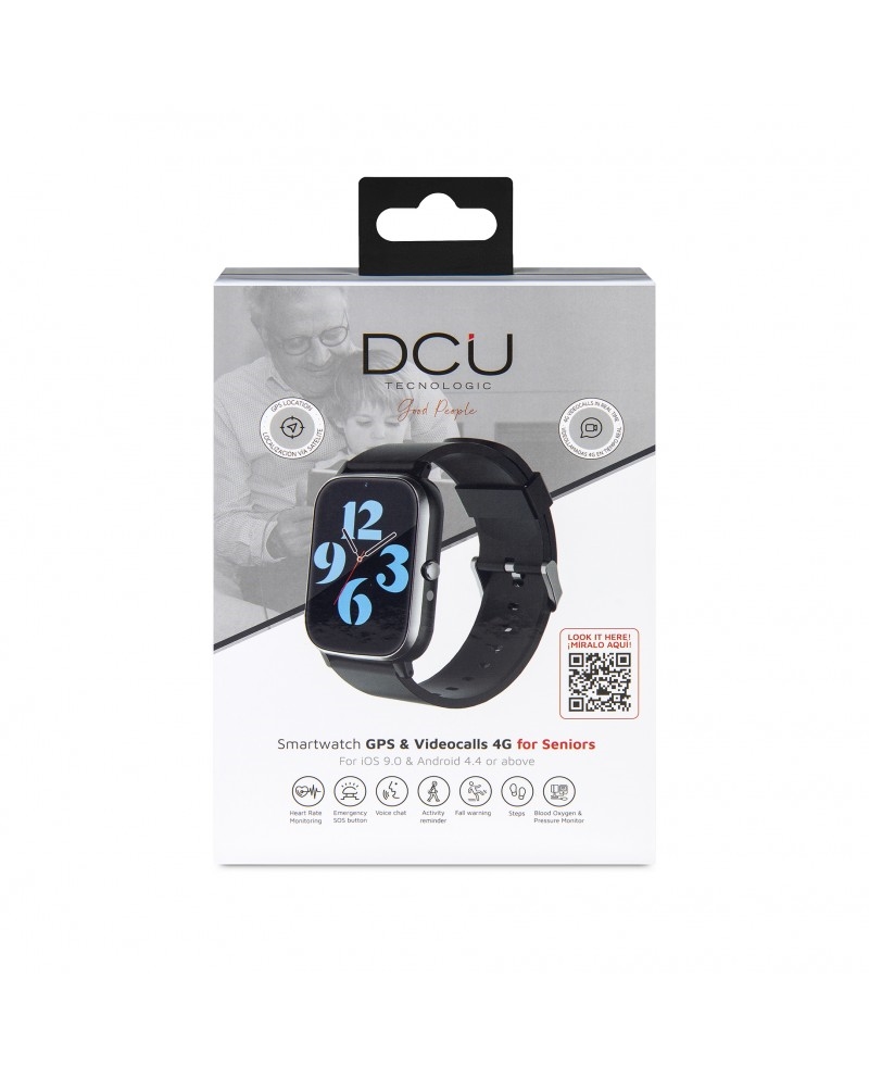 DCU SMARTWATCH SENIOR GPS E CHAMADAS VIDEO 4G CX CINZA #4 - 34159045