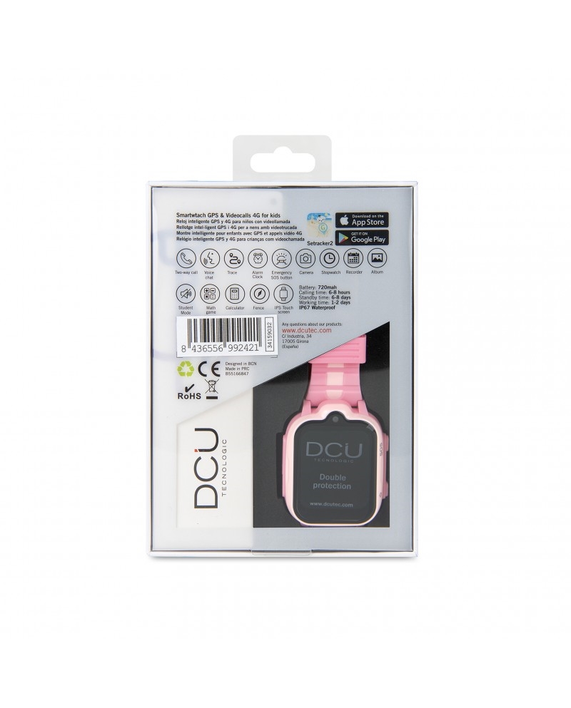 DCU SMARTWATCH INFANTIL C/ VIDEOCHAMADAS 4G ROSA #2 - 34159032