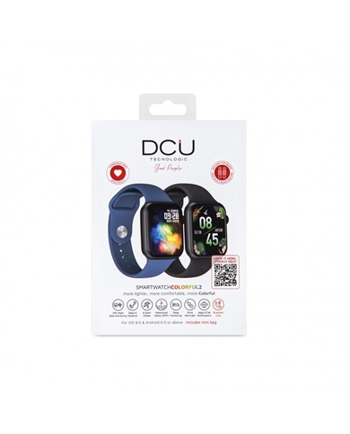 DCU SMARTWATCH COLORFUL 2 PRETO E AZUL MARINHO #2 - 34157041