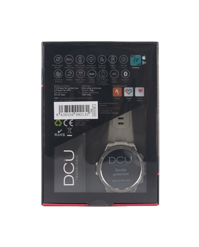 DCU SMARTWATCH COM GPS E TELA AMOLED HD CINZA #4 - 34157081
