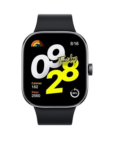 XIAOMI SMARTWATCH REDMI WATCH 4 OBSIDIAN BLACK - BHR7854GLBLACK