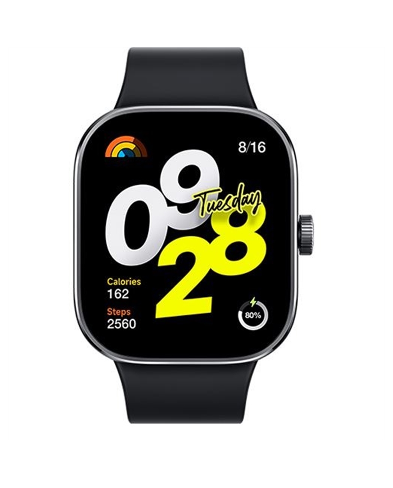 XIAOMI SMARTWATCH REDMI WATCH 4 OBSIDIAN BLACK - BHR7854GLBLACK