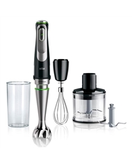 BRAUN VARINHA PE INOX ANTI-SALPICOS 1200W C/ ACESSORIOS - MQ9135XI