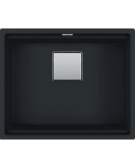 FRANKE BANCA 1 PIO 52CM PRETO MATE TOTAL 1250718450
