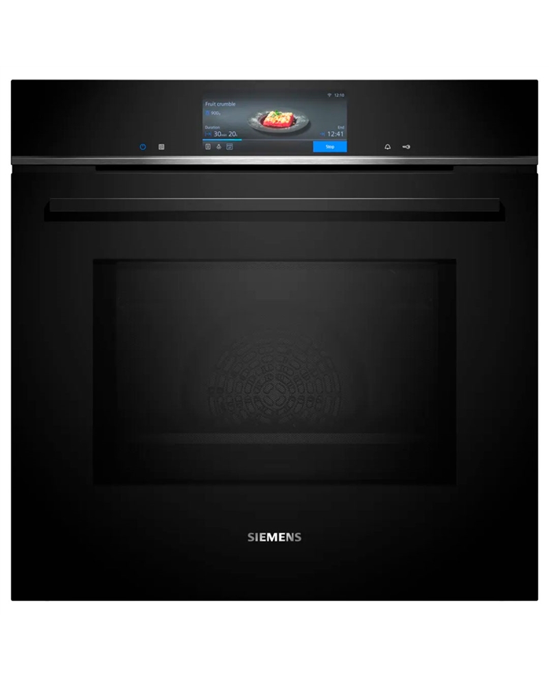 SIEMENS FORNO COM MICRO ONDAS 67LT VIDRO PRETO - HM778GMB1