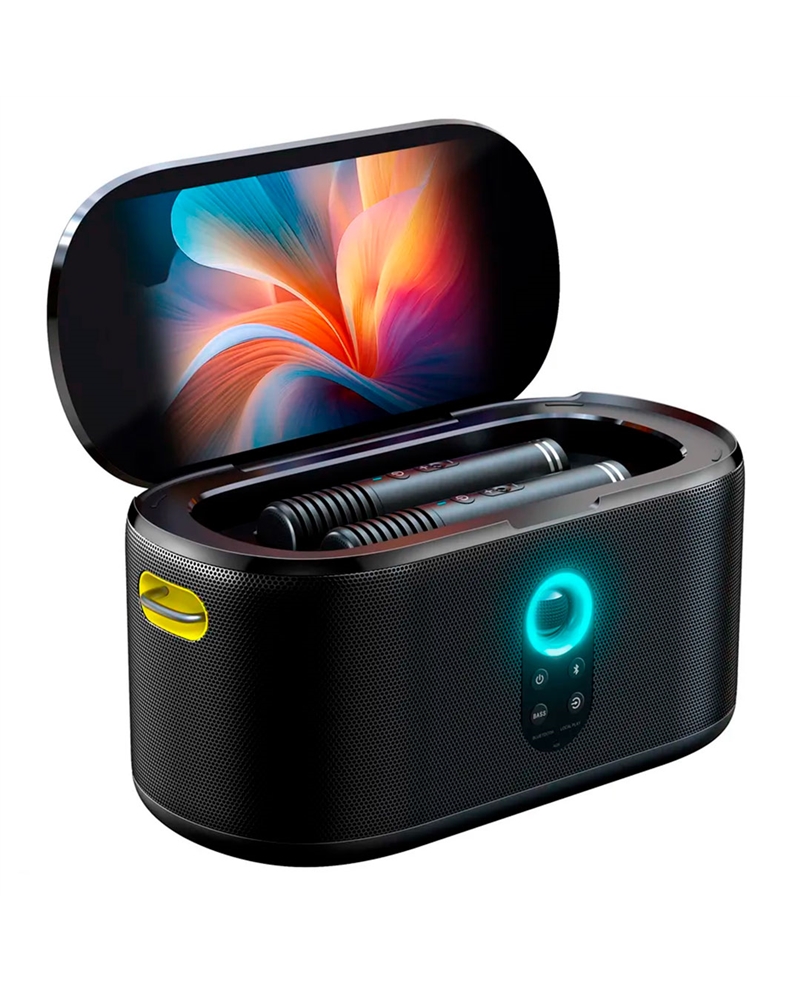 IKARAO COLUNA PORTATIL BLUETOOTH KARAOKE 560W - IKARAOX2