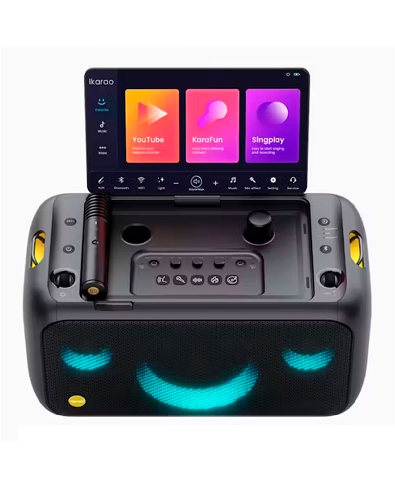 IKARAO COLUNA PORTATIL BLUETOOTH KARAOKE 800W #1 - IKARAOX1