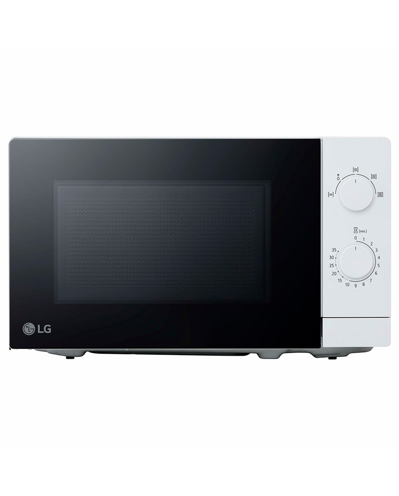 LG MICRO ONDAS 20LT 700W S/GRILL BRANCO PORTA VIDRO PRETO - MS2082H