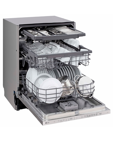 LG MAQUINA LOUÇA INTEG TOTAL 14 TALHERES WIFI A #10 - DB273TX