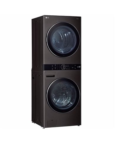 LG MAQUINA LAVAR 17KG E SECAR 16KG 1100RT PRETA D - WT1716BBF