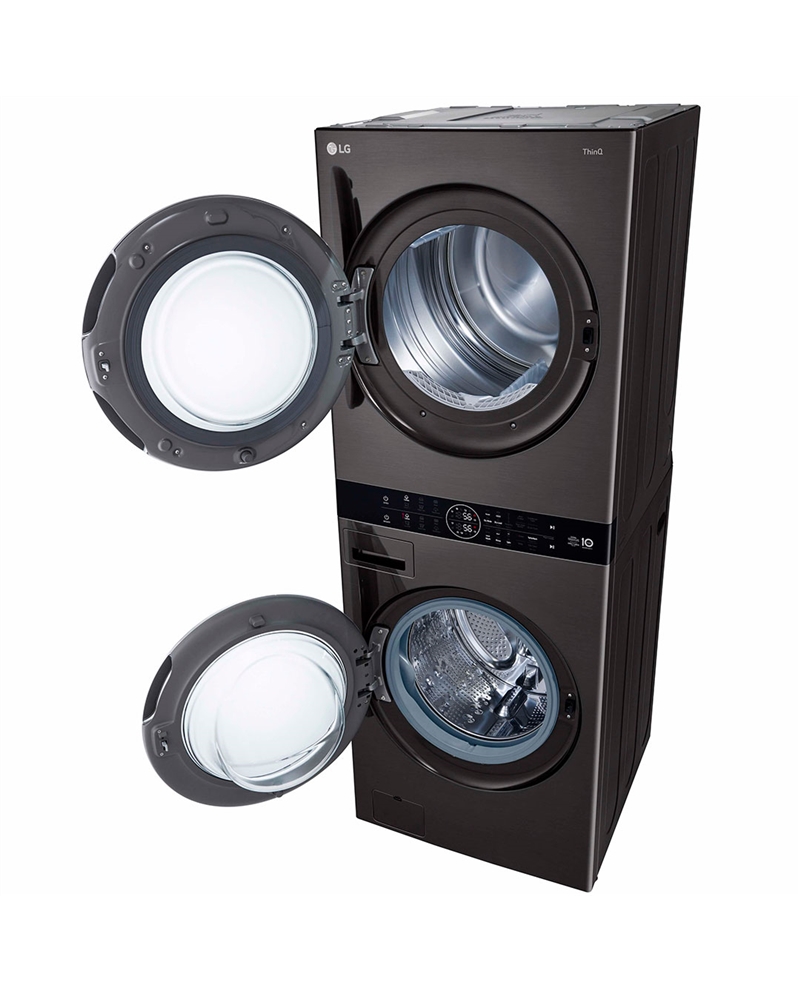 LG MAQUINA LAVAR 17KG E SECAR 16KG 1100RT PRETA D #3 - WT1716BBF