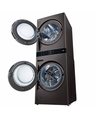 LG MAQUINA LAVAR 17KG E SECAR 16KG 1100RT PRETA D #12 - WT1716BBF