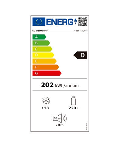 LG COMBINADO 1860X597X675MT 333LT NF INOX D #4 - GBBSJ10DPY