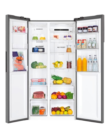 HAIER SIDE BY SIDE 1,775X0,91X0,66MT 521LT NF DAG SILVER E #6 - HSR3918EWPG