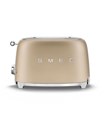 SMEG TORRADEIRA 950W SERIE ANNI 50 DUAS TOSTAS CHAMPAG - TSF01CHMEU