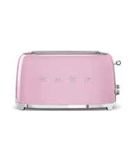 SMEG TORRADEIRA 950W SERIE ANNI 50 QUATRO TOSTAS ROSA - TSF02PKEU