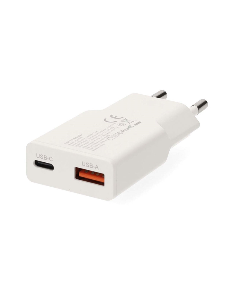 NEDIS CARREGADOR USB-A USB-C 30W #2 - WCHA30WT