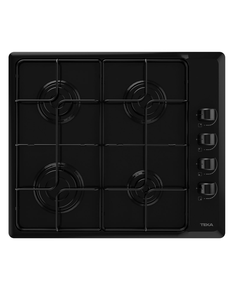 TEKA PLACA 60CM 4GAS BUT PRETA - HLX640KBCOEBK