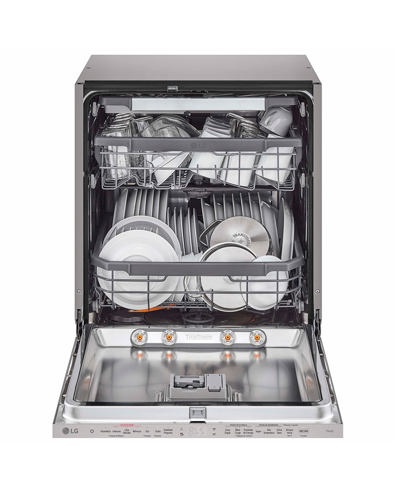 LG MAQUINA LOUÇA INTEG TOTAL 14 TALHERES WIFI A #5 - DB375TXS