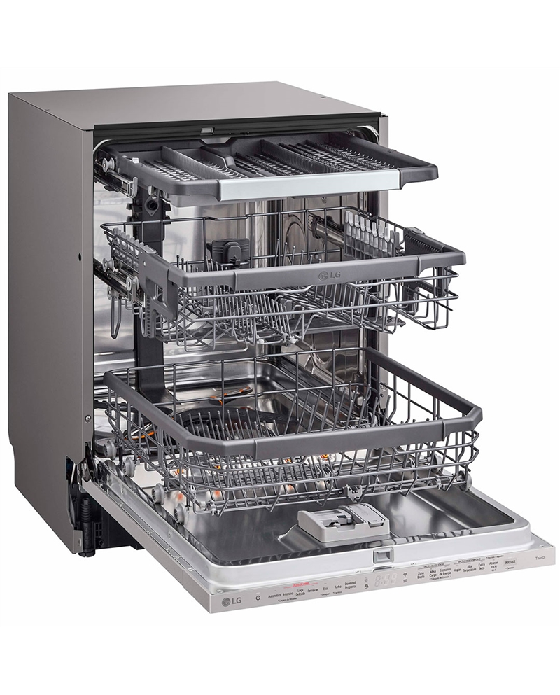 LG MAQUINA LOUÇA INTEG TOTAL 14 TALHERES WIFI A #11 - DB375TXS