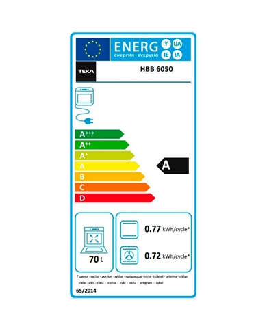 TEKA FORNO MULTIF 71LT INOX A #1 - HBB6050SS