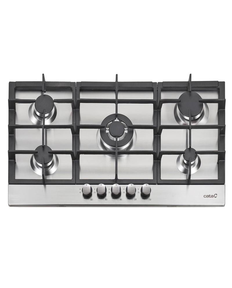 CATA PLACA GAS 90CM 5GAS NAT INOX - LGI9041X