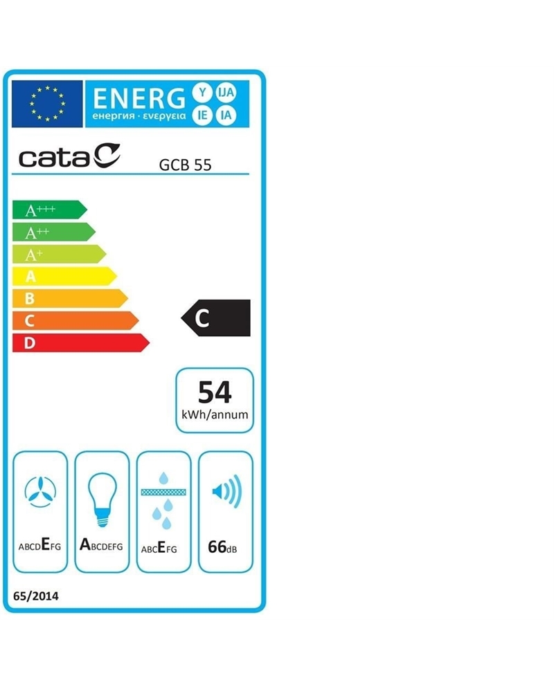 CATA EXAUSTOR 55CM 372M3H 3VEL INOX - GCB55X