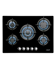 CATA PLACA CRISTALGAS 70CM 5GAS NAT - L7005CI